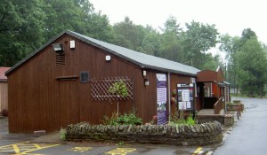 The visitor centre in Hamsterley Forest, on the site of the old work camp.